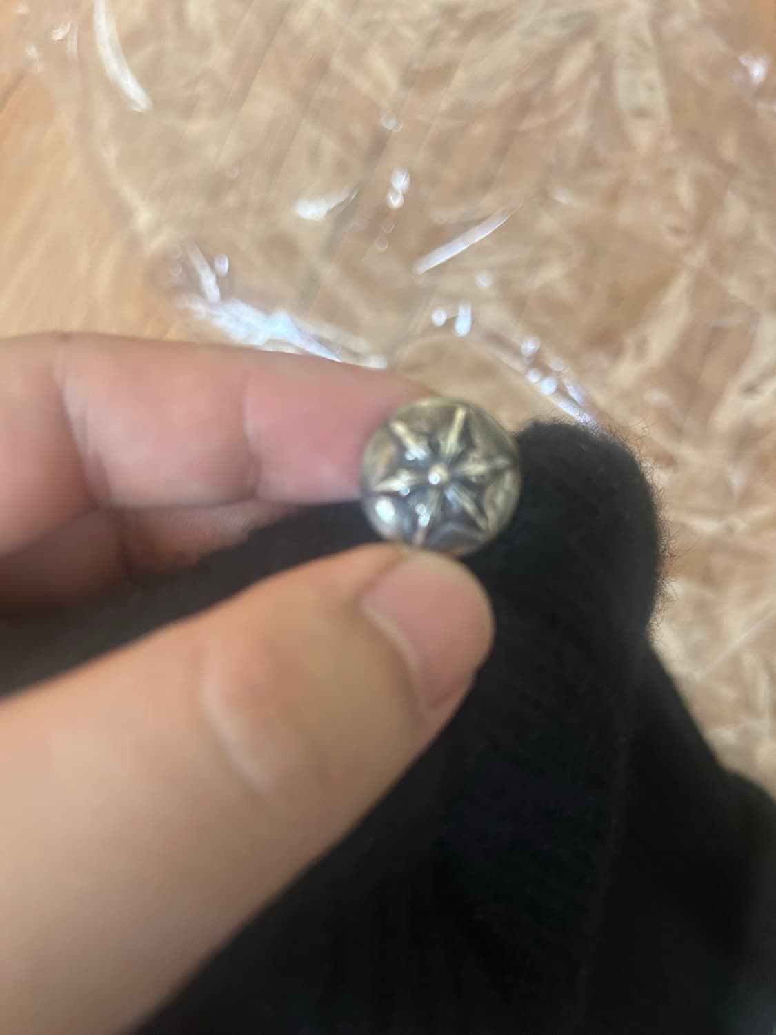 크롬하츠 빅 대디 캐시미어 비니 블랙 새상품 상품이미지2