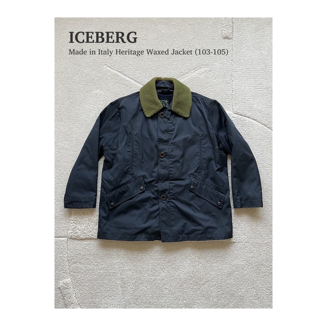 아이스버그 헤리티지 왁스 자켓 (103-105) 상품이미지1