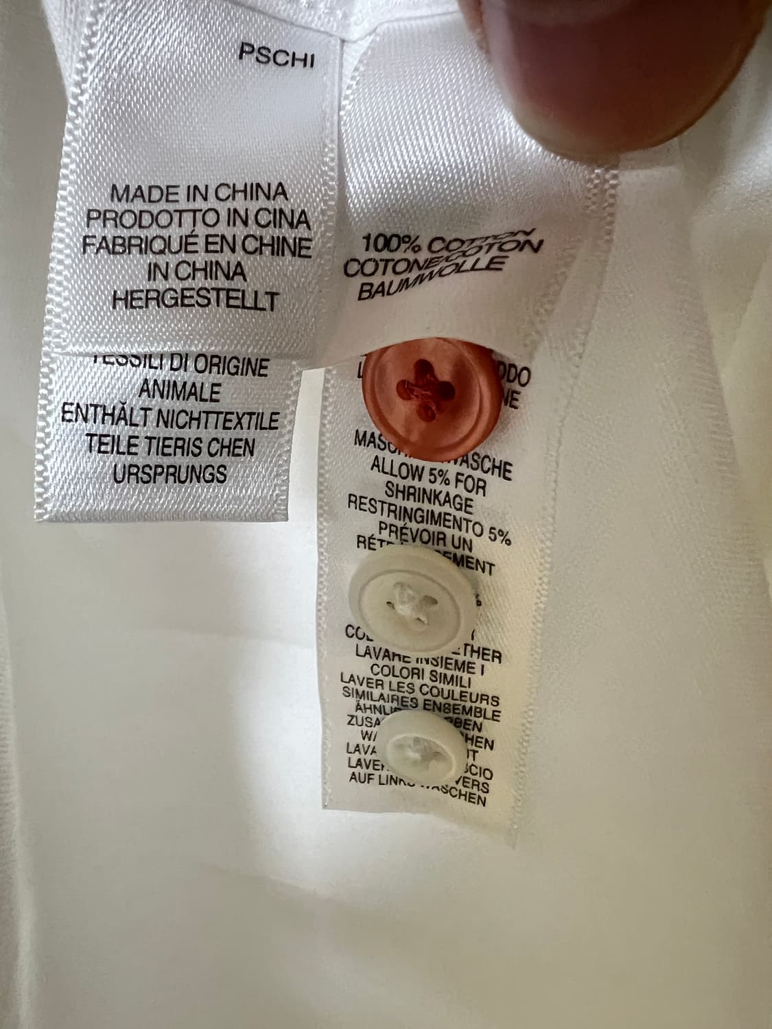 폴스미스 화이트 셔츠 s 상품이미지6