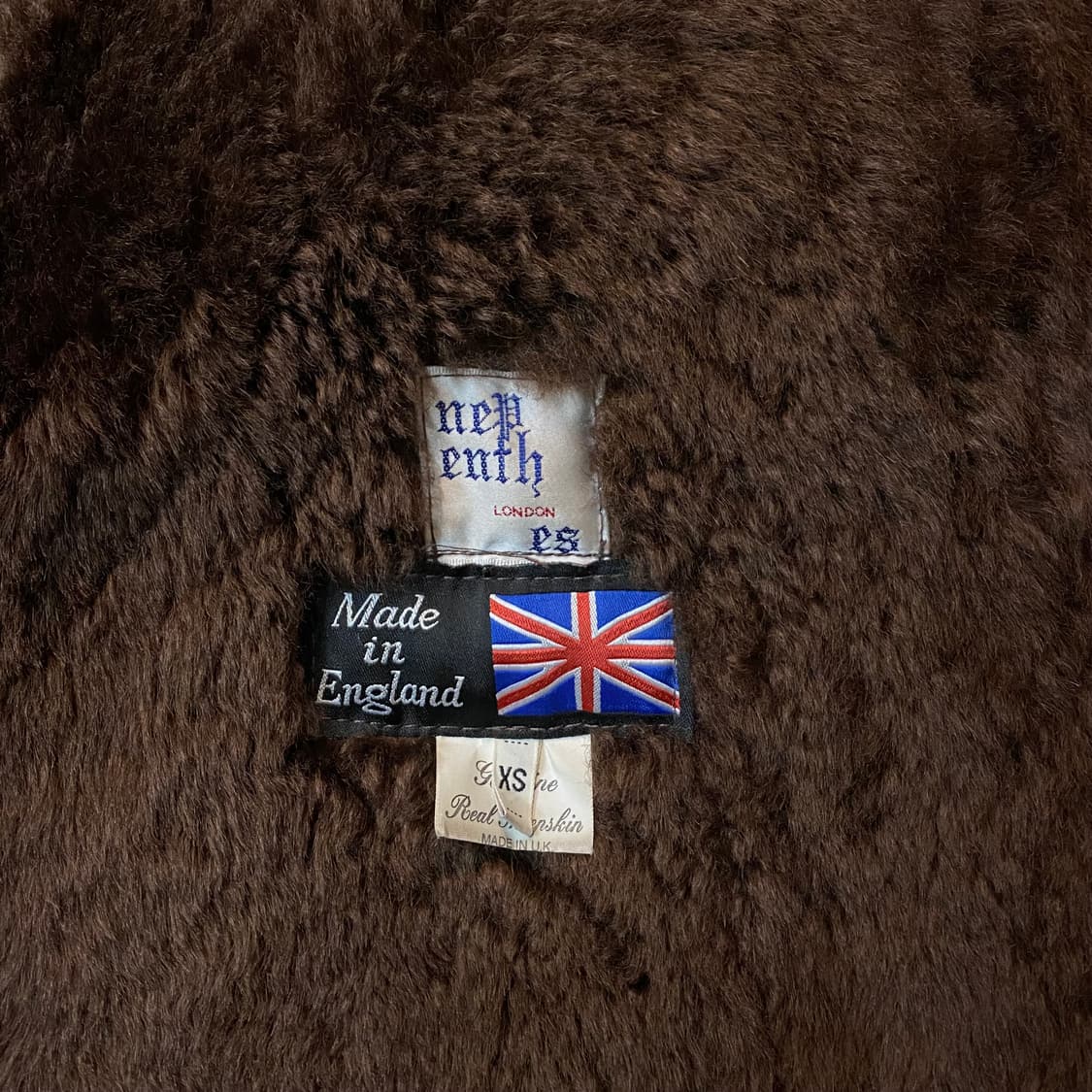 90s 잉글랜드 빈티지 무스탕 코트 상품이미지7