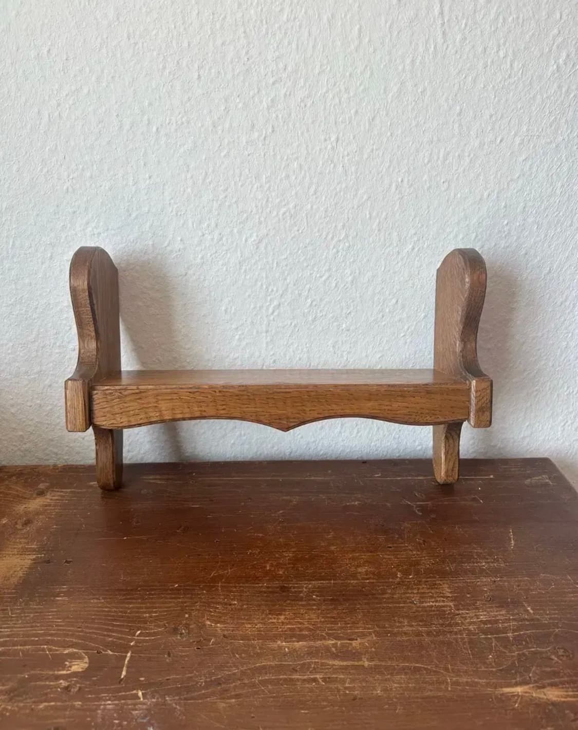 독일)빈티지 우드 벽선반 상품이미지2