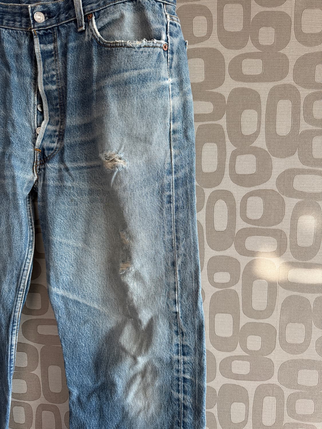 Levi's 리바이스 USA 빈티지 501 커스텀 데님 청바지 상품이미지3