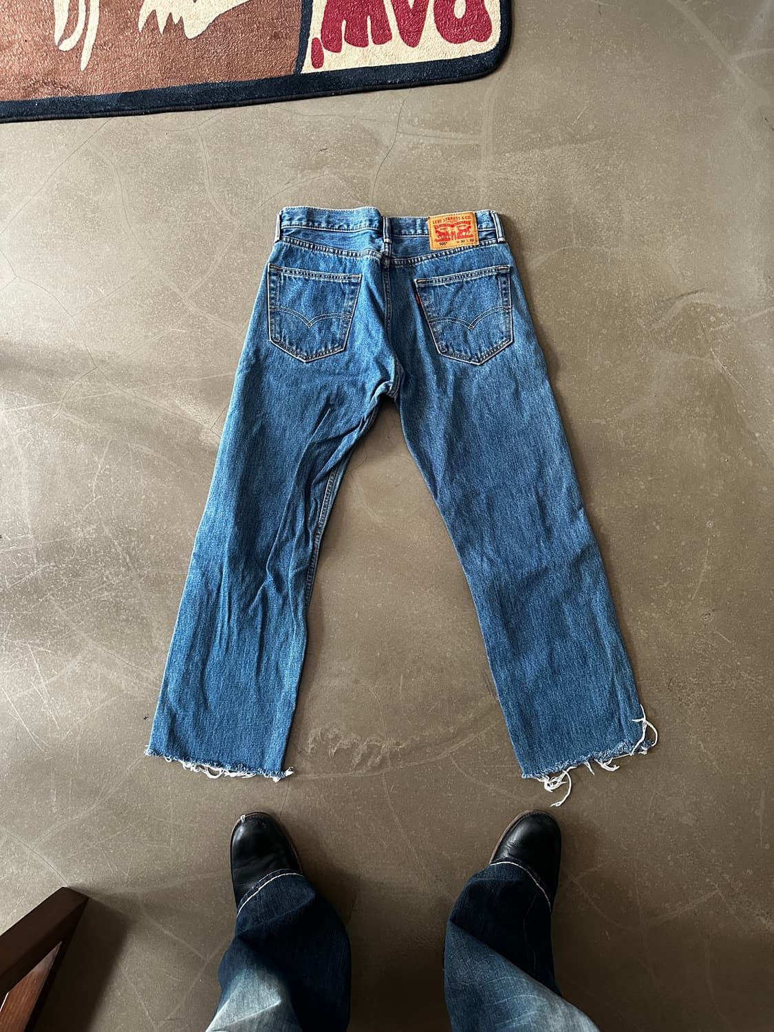 Levis 리바이스 505 패치워크 커스텀 데님 팬츠 w31 상품이미지3