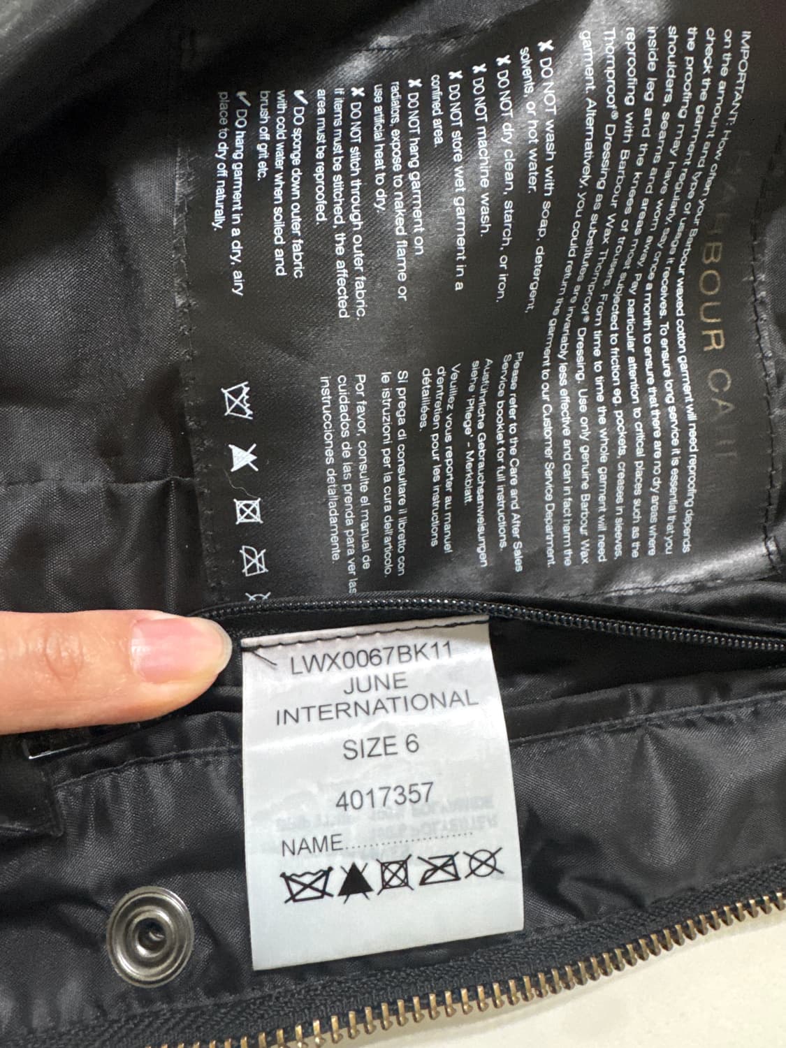 barbour  바버 여성 자켓 상품이미지6