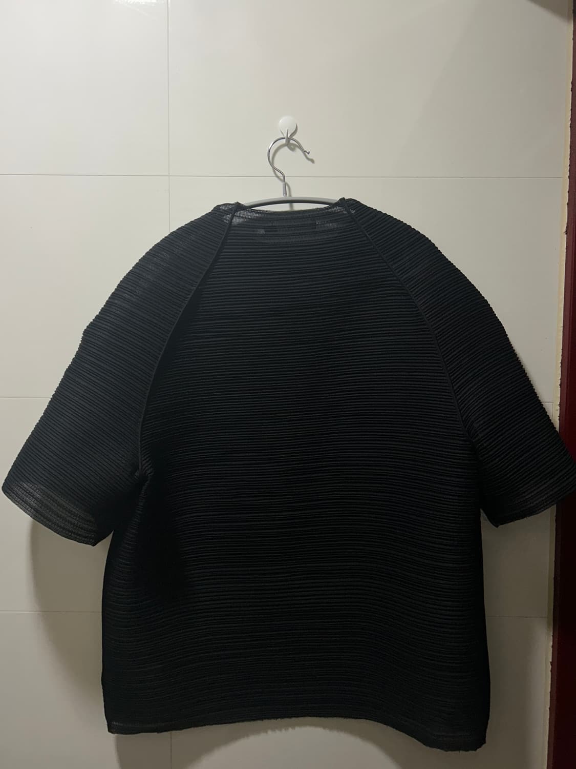 25ss 아모멘토 플리츠 래글런 탑 상품이미지5