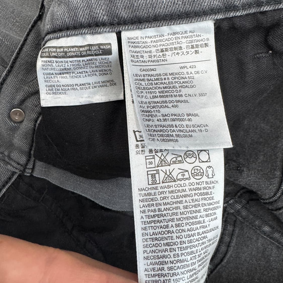 리바이스 569 새깅 와이드 스케이터 데님팬츠 상품이미지8