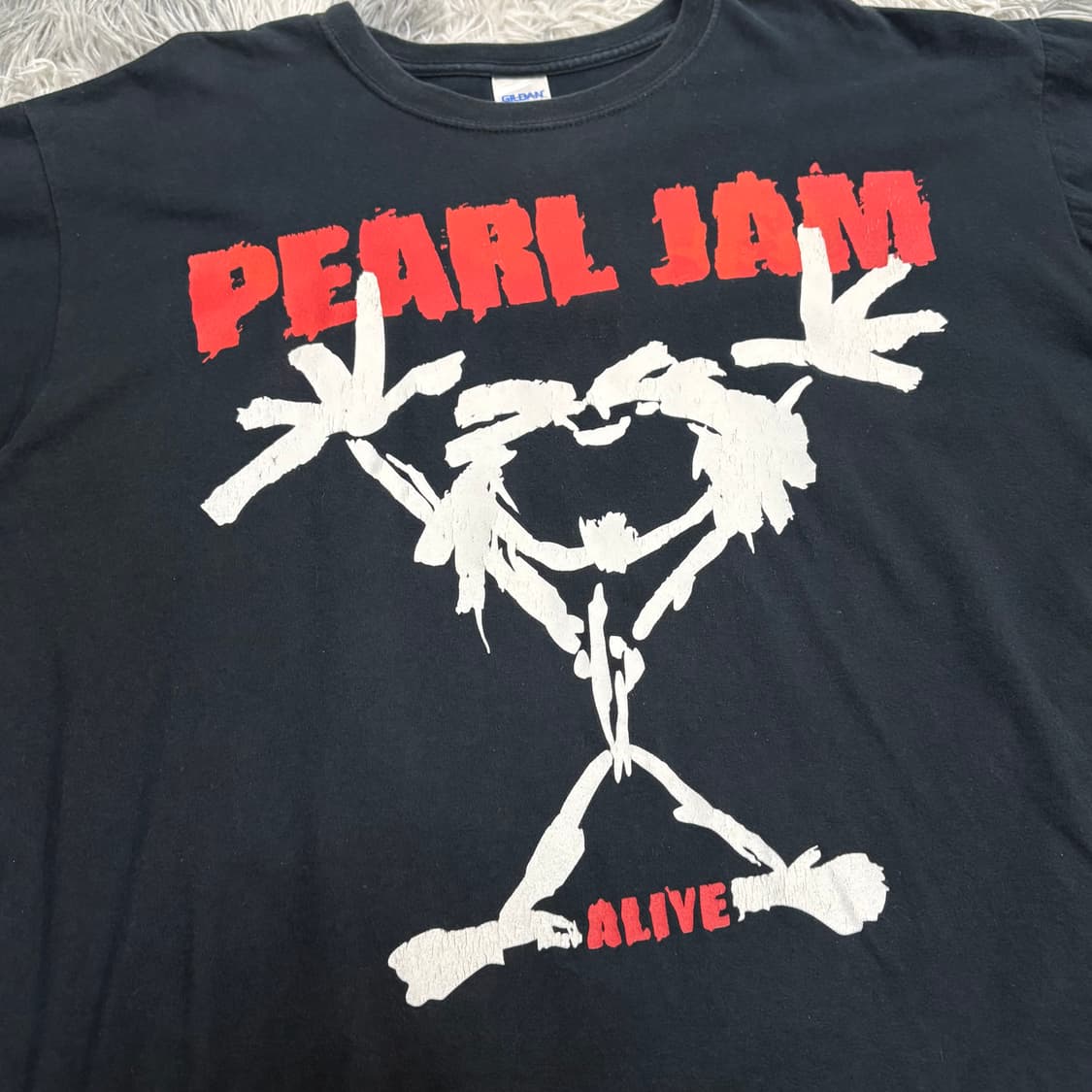 빈티지 Pearl Jam 펄잼 Alive 포스트잇 티셔츠 상품이미지4