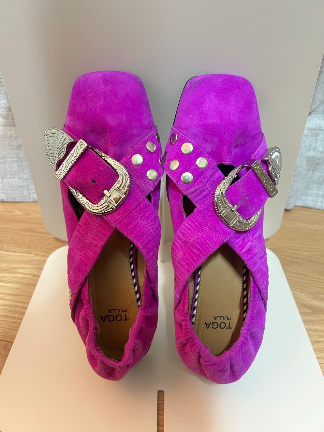 토가풀라 웨스턴 버클 발레리나 슈즈 상품이미지7