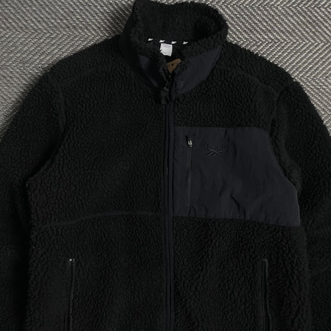 00s 리복 쉐르파 플리스 자켓 블랙o 4917 상품이미지4