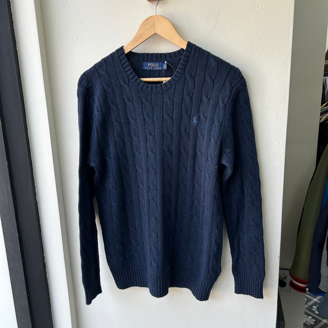 16796 - 폴로 랄프로렌 네이비 케이블 니트 상품이미지2