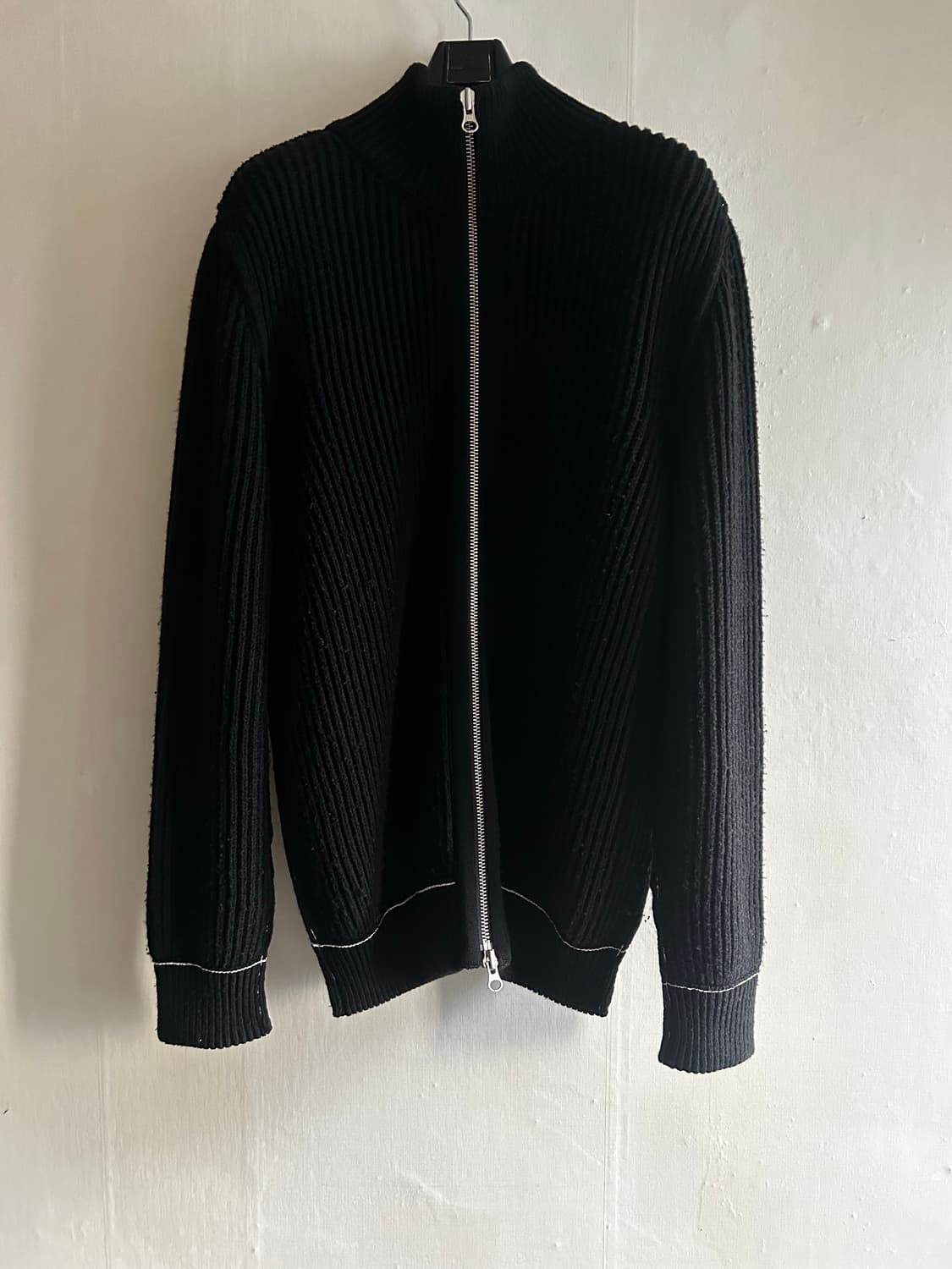 MM6 리버시블 하이넥 니트 집업 M 상품이미지1