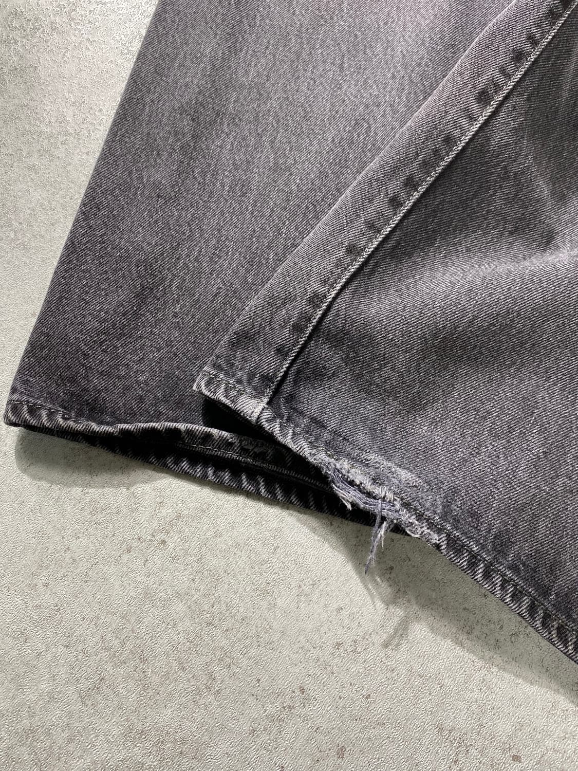 [42] Levi's 501 리바이스 빅 사이즈 흑청 데님팬츠 상품이미지4