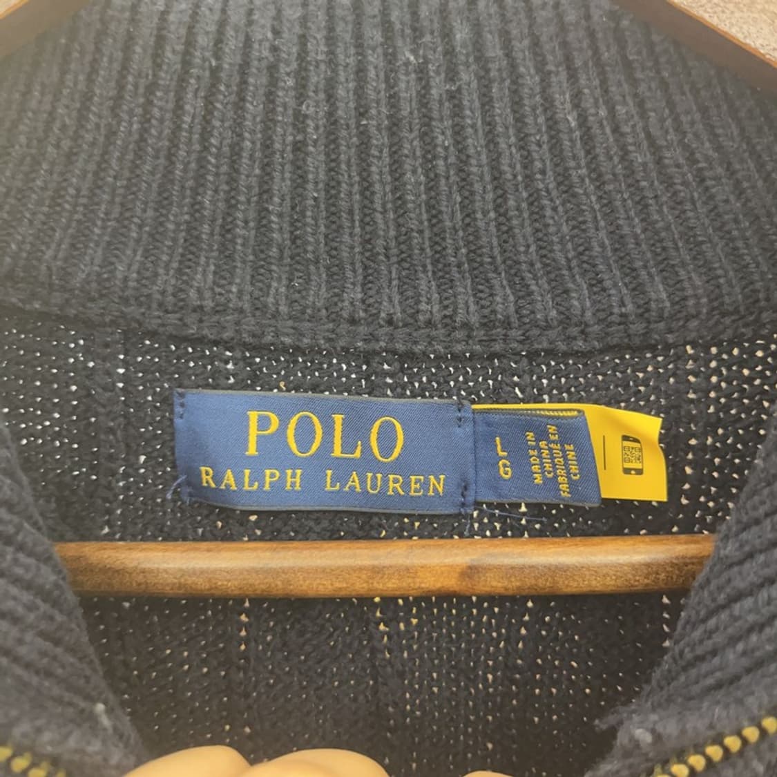 폴로랄프로렌 신형라벨 캐주얼 케이블 반집업 니트 L C09420 상품이미지5