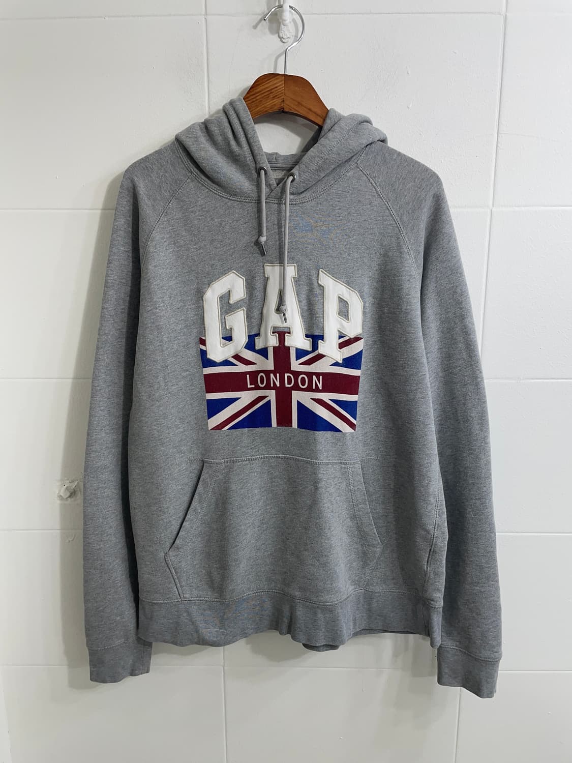 🇬🇧 갭 런던 유니언잭 그레이 후드티 상품이미지3