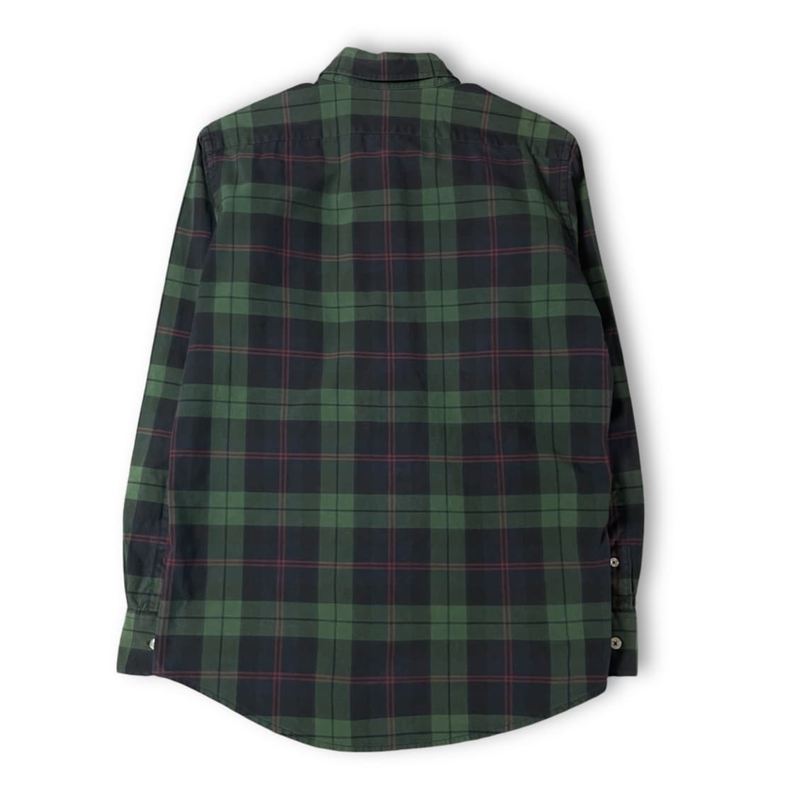 티니위니 그린 로고 자수 체크 긴팔 셔츠 M 상품이미지3