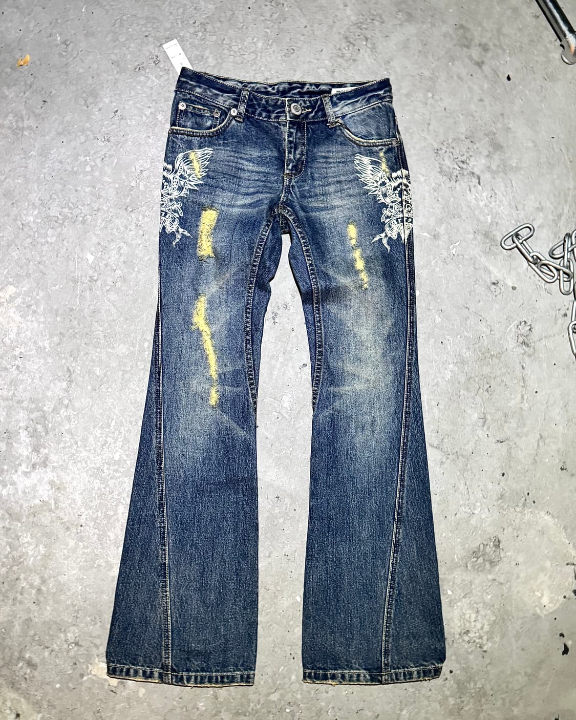 semantic design – Eagle Printed Boot-cut 상품이미지5