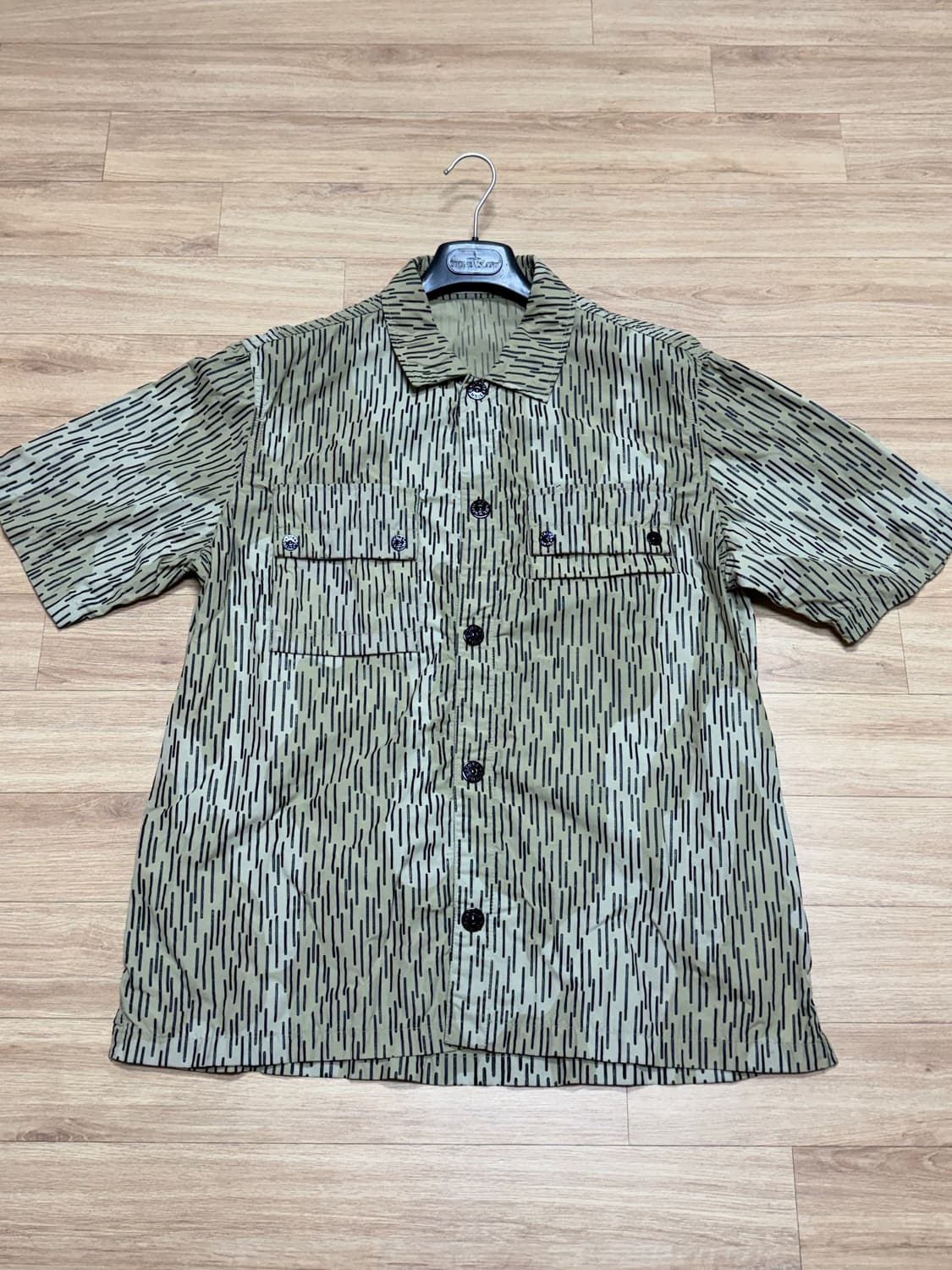 스톤아일랜드 레인카모 반팔 셔츠 상품이미지1