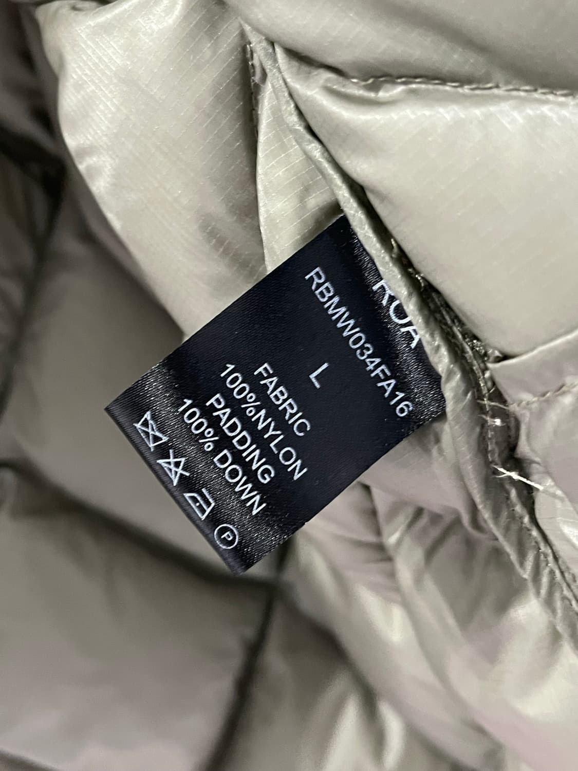 로아 라이트 다운 자켓 그레이(L) 상품이미지4