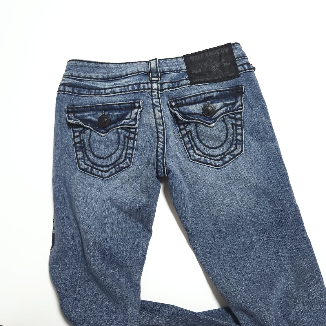 트루릴리전 USA 조이 슈퍼티 부츠컷 데님 팬츠 상품이미지4