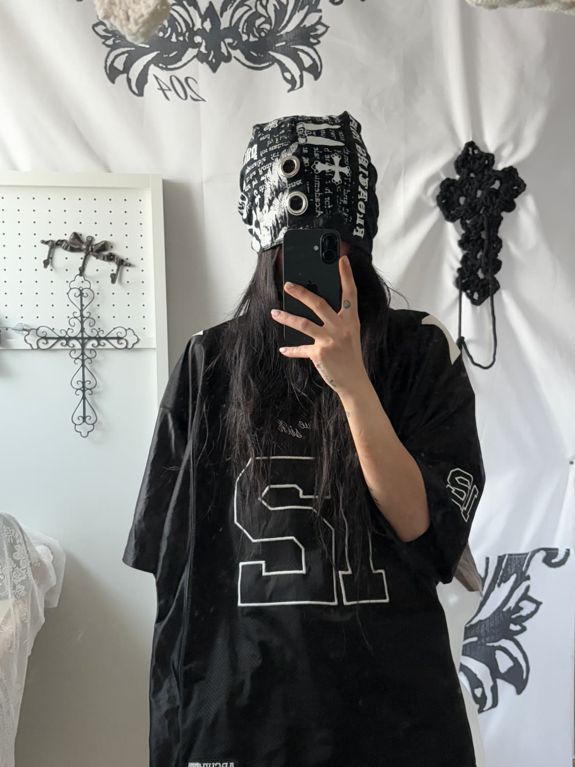 funk printed eyelet beanie 상품이미지6