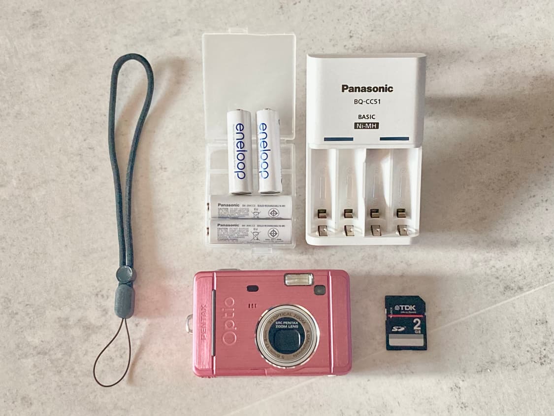 키키디카) 미품! 펜탁스 옵티오 s40 핑크 상품이미지1