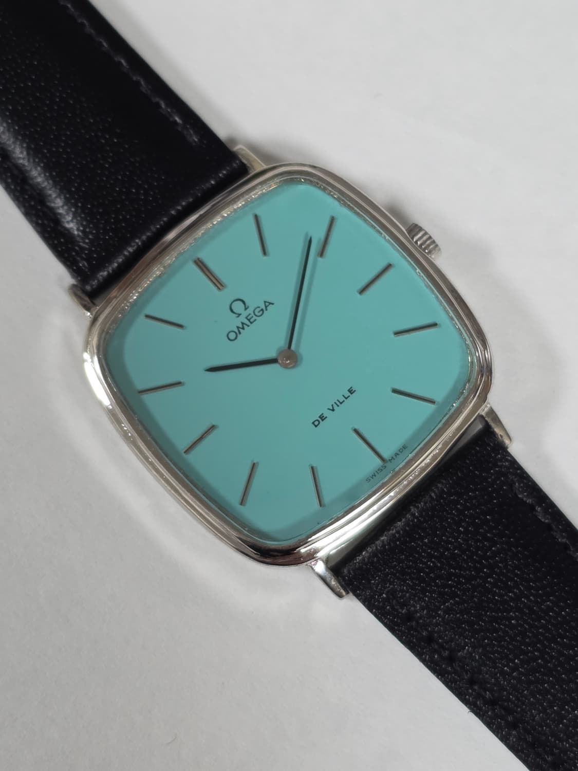 정품 OMEGA 수동  빈티지 드빌 티파니 다이얼 시계 32mm 상품이미지3