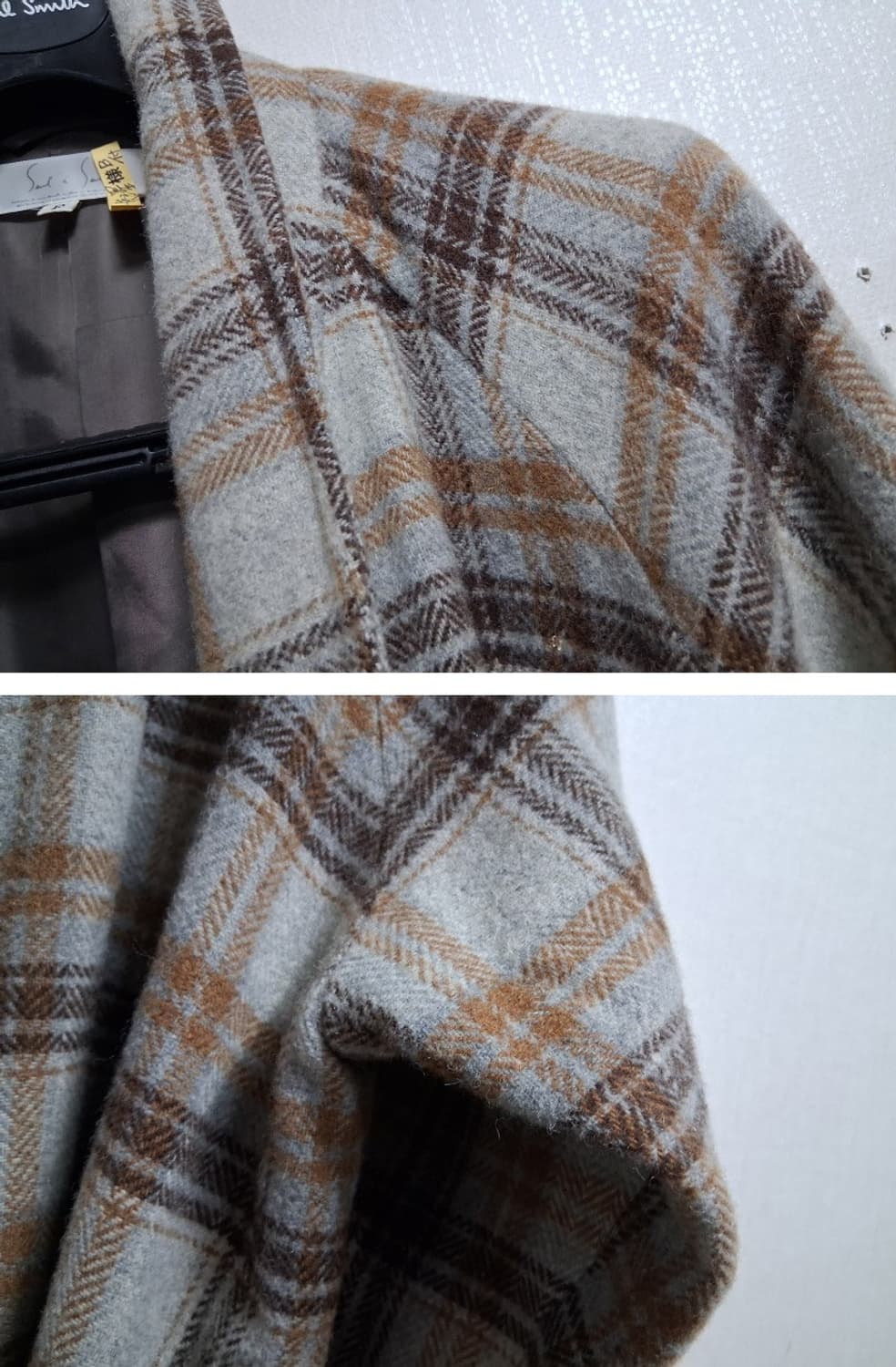 일본수입 빈티지 홈웨어 모직체크 나이트롱가운 남여100까지프리
모70 나 상품이미지5