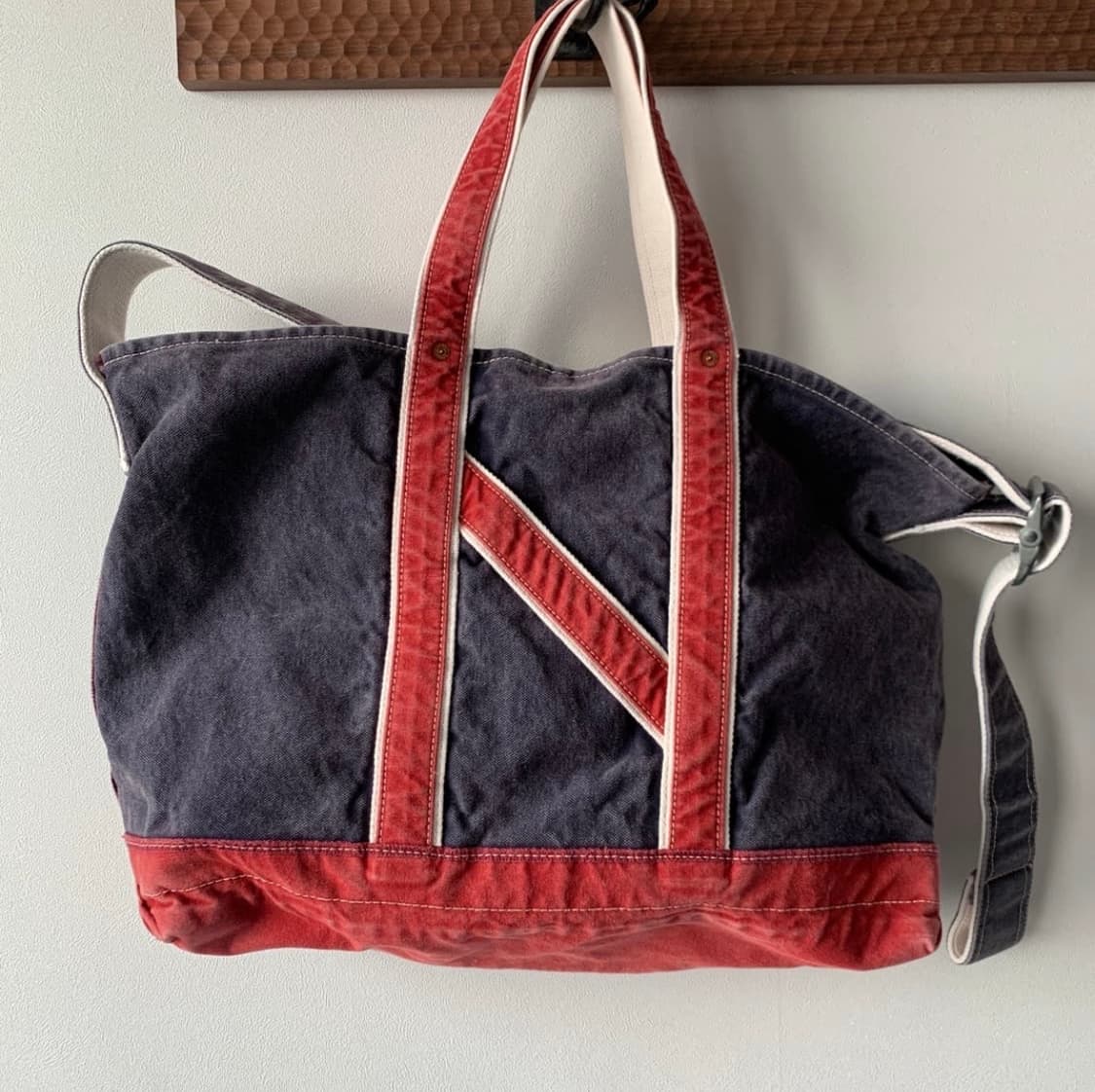 택포) Niceness 24ss L.Lesh navy red 판매 상품이미지3