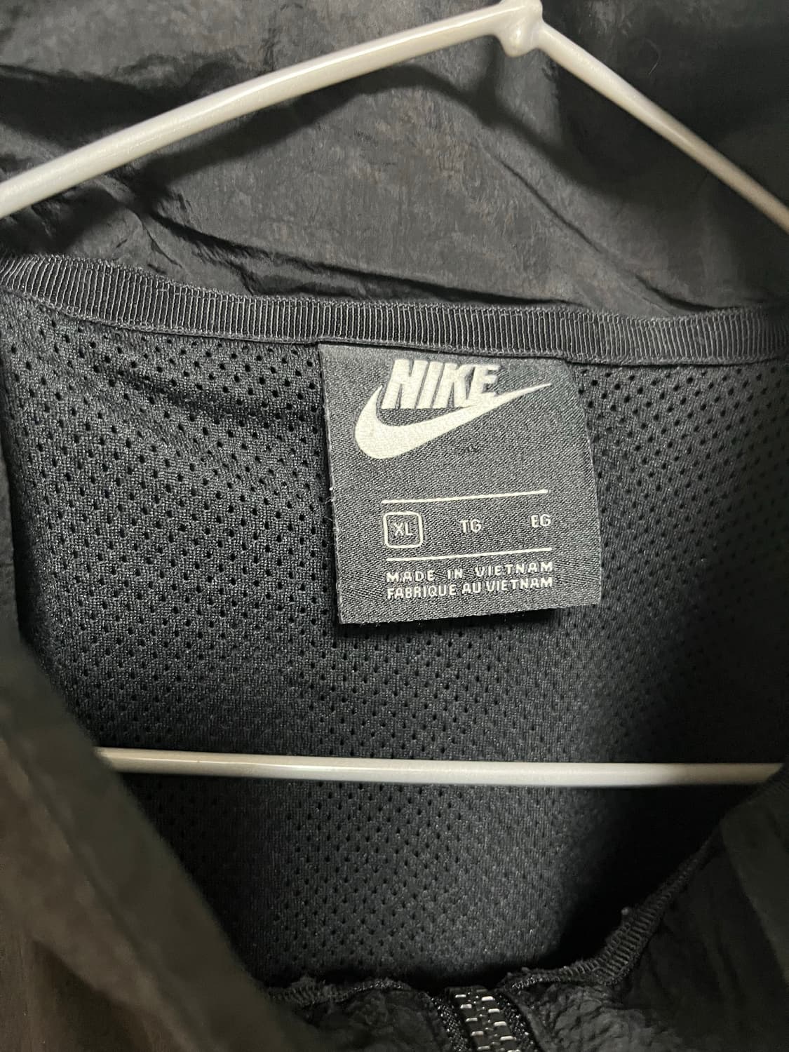 나이키 스우시 바람막이 블랙/화이트 상품이미지3