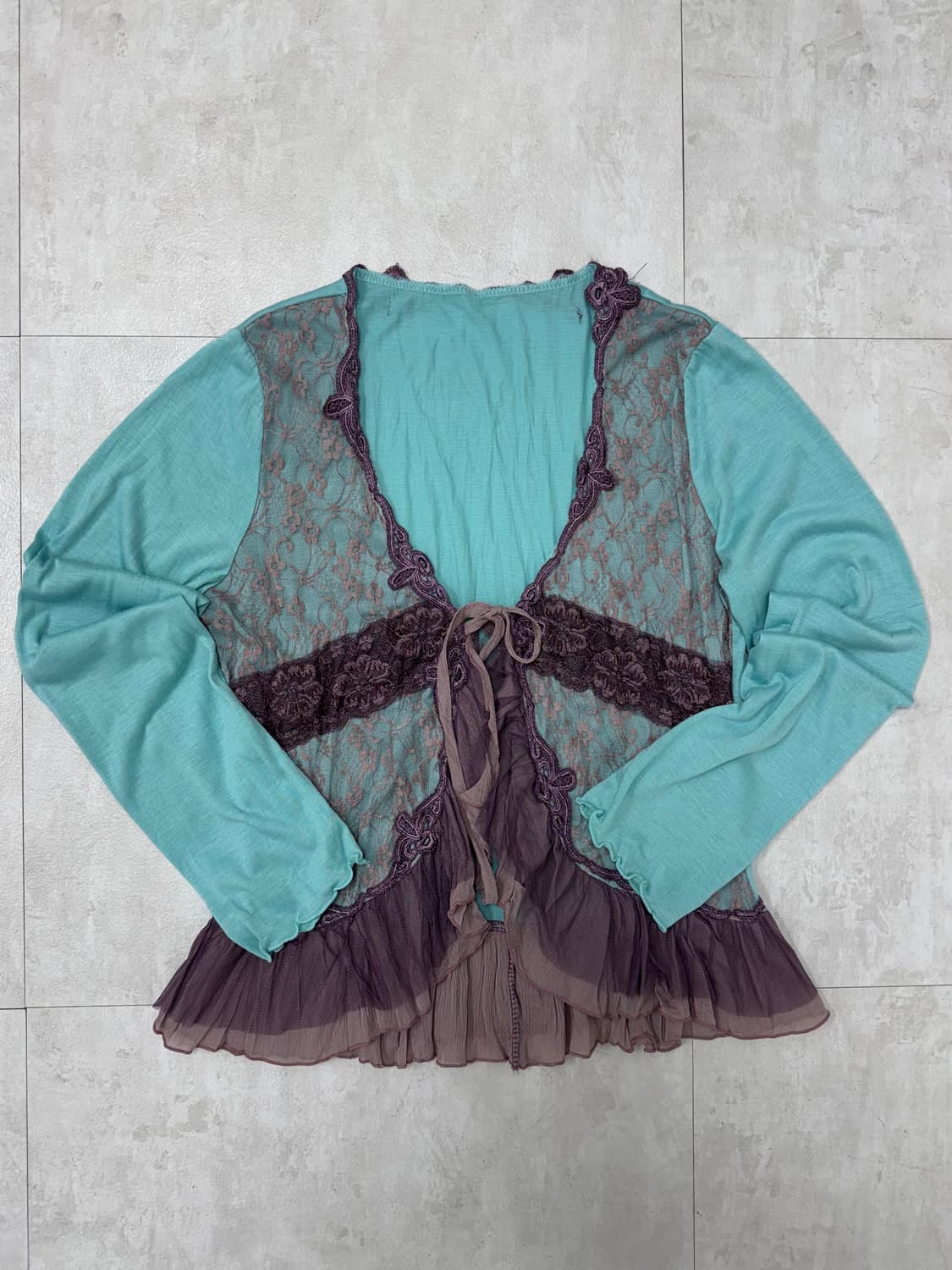 •모리 페어리 레이스 프릴 가디건 상품이미지1