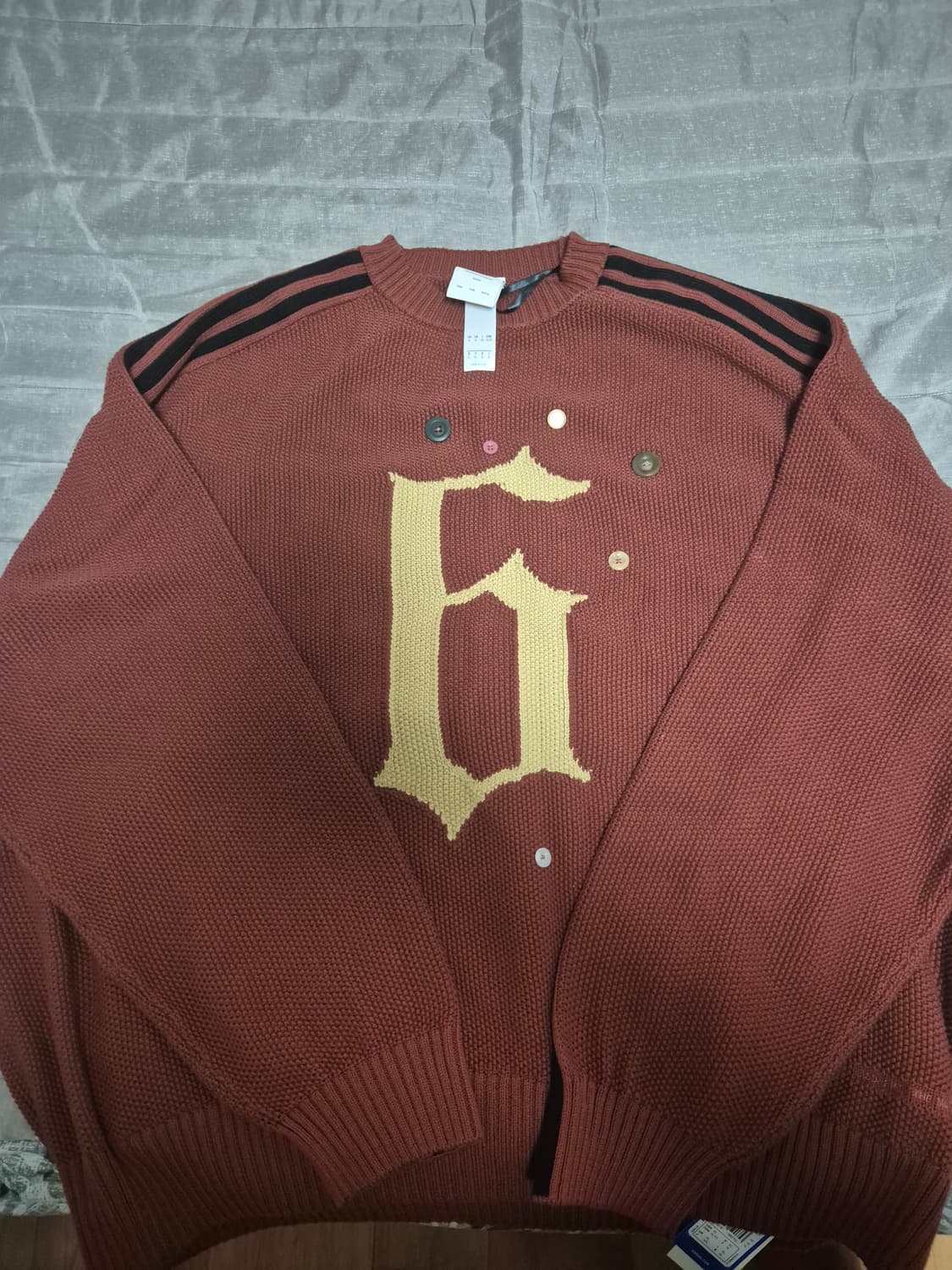 (새상품) 아디다스 X 송포더뮤트 kc0327 롱슬리브 코튼 니트 xl 상품이미지1