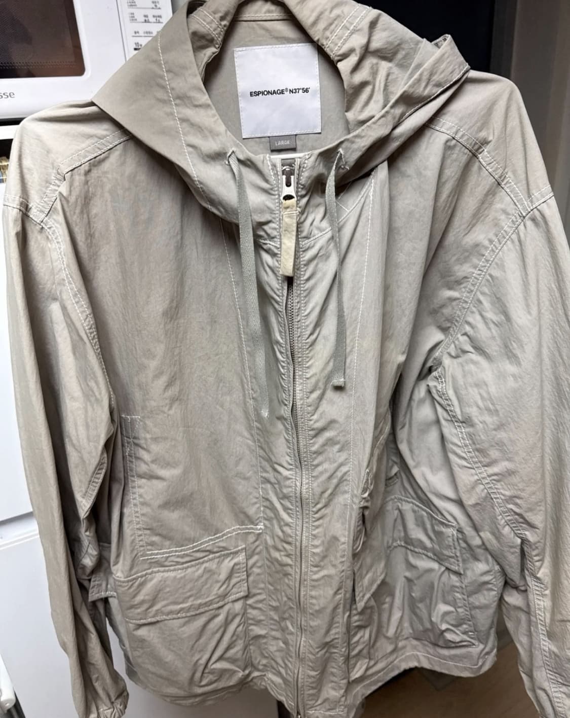 이제 입기좋은 에스피오나지 후드 바람막이 L 상품이미지4