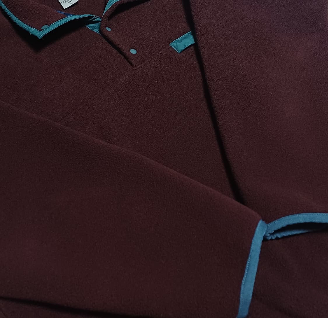 [L] 파타고니아 신칠라 스냅티 버건디 브라운 상품이미지7