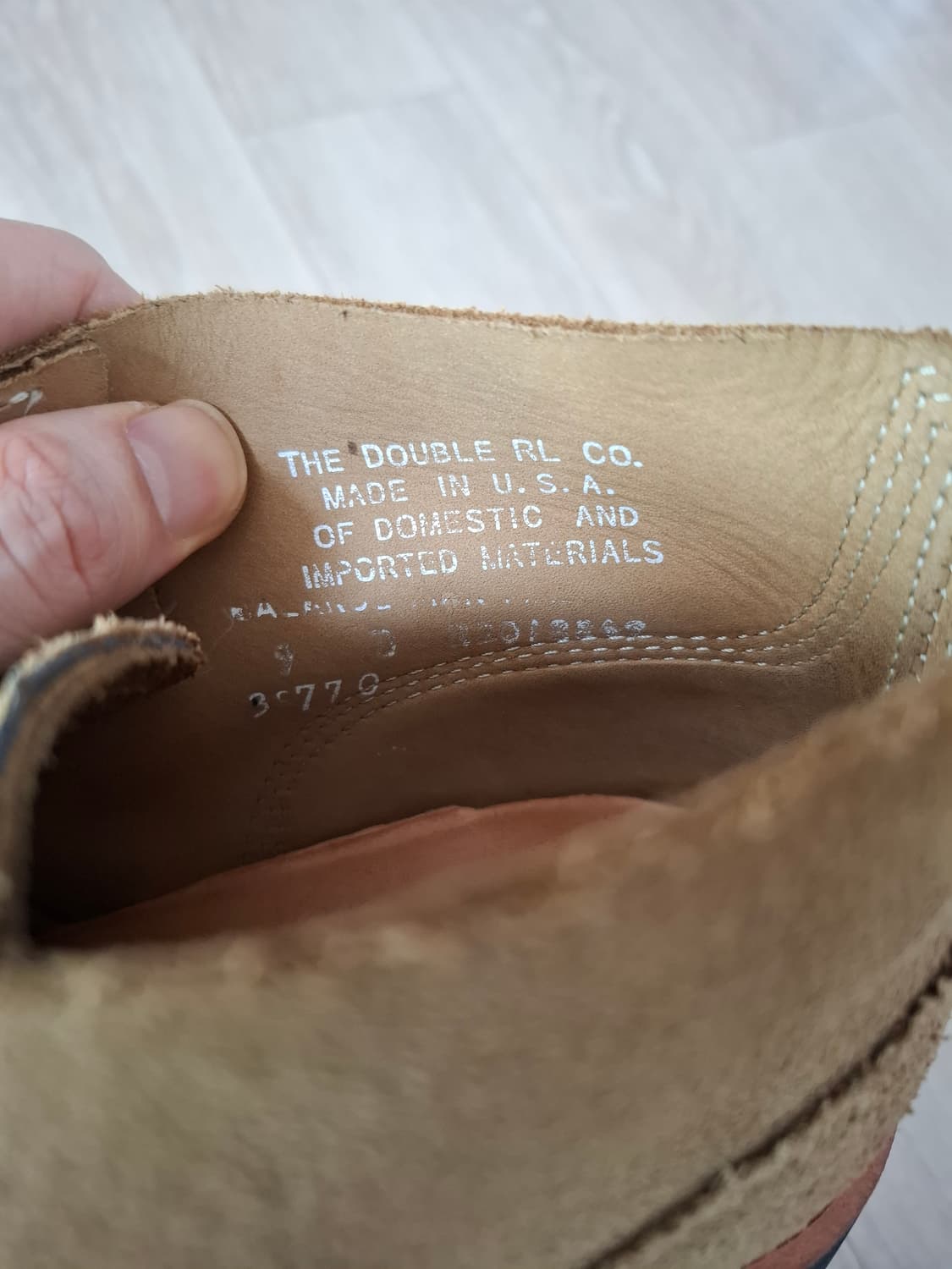 9D 더블알엘 powell 러프아웃 스웨이드 처카 부츠 샌드 베이지 상품이미지6