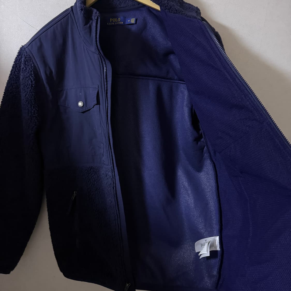 폴로 랄프로렌 플리스 집업자켓 네이비 M (남성 슬림 105정도) 상품이미지9