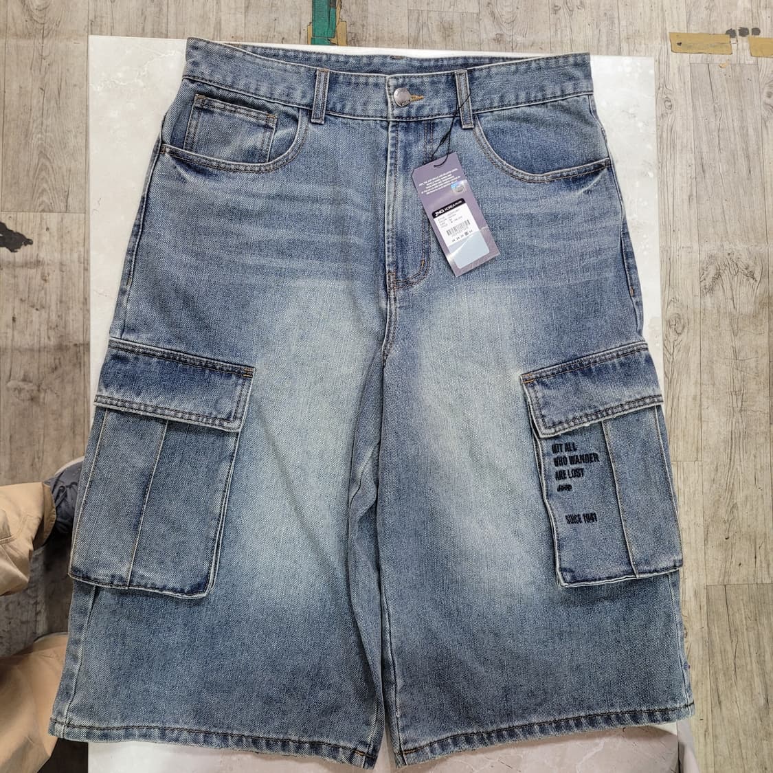 Jeep 지프 데님 카고 반바지 상품이미지1