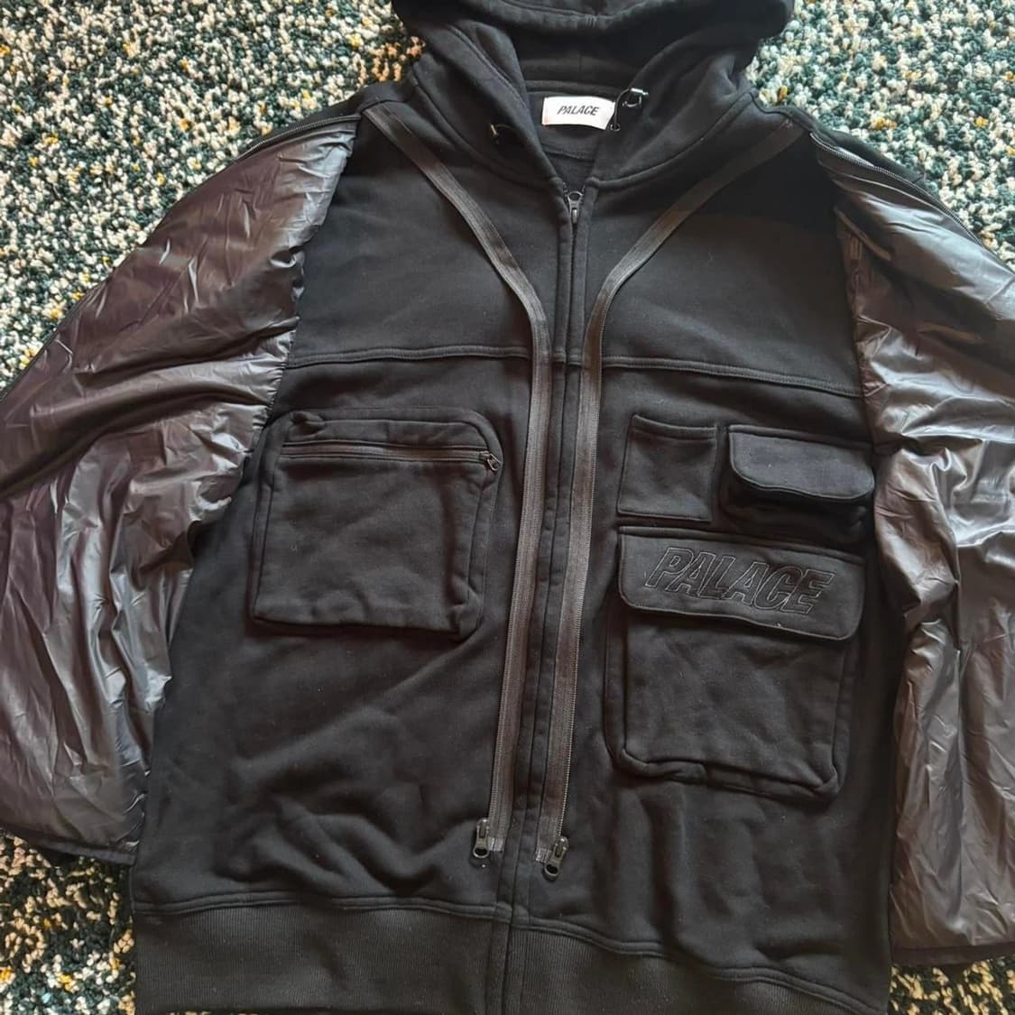23SS 팔라스 택티컬 후드집업 블랙 XL 상품이미지5