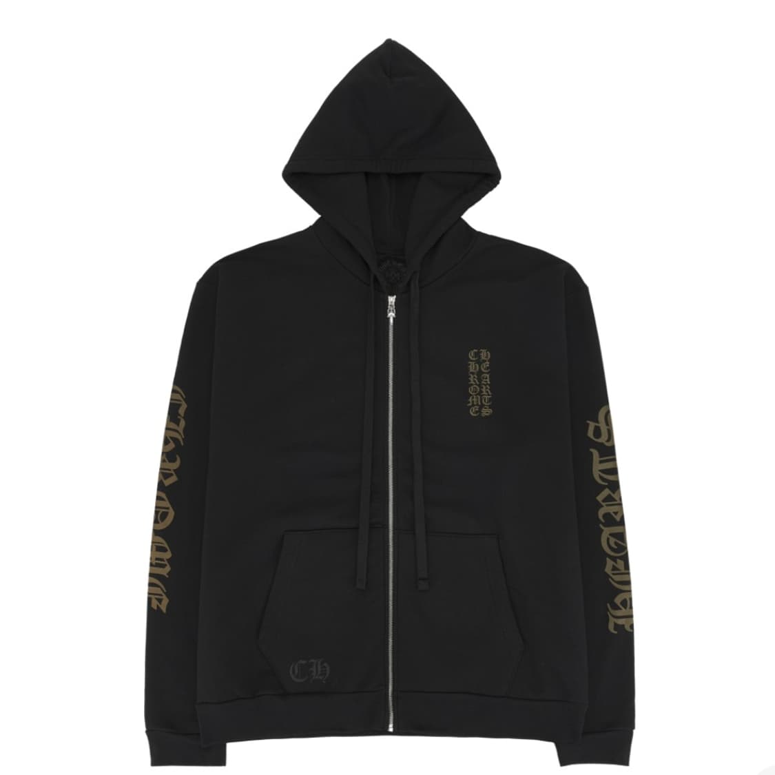 [M] 크롬하츠 버티컬로고 후드집업 아미그린 새상품 상품이미지1