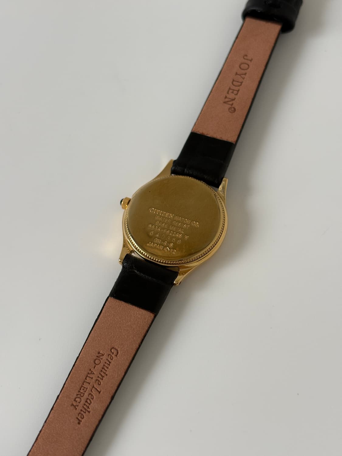 1980s Gold Texture Dial Ladies Quartz 상품이미지7