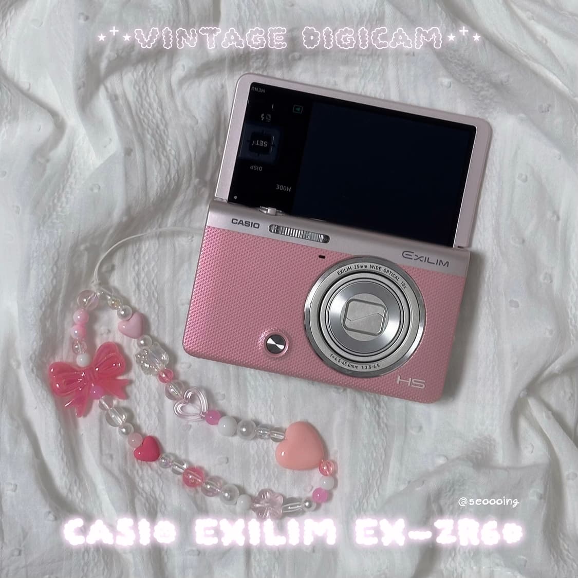 Casio Exilim EX-ZR60 카시오 엑슬림 핑크 상품이미지1