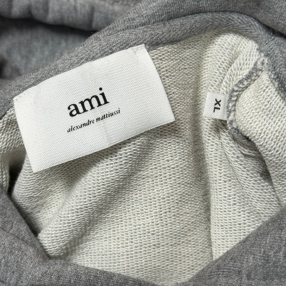 무신사 정품) 아미 레드 하트 로고 후드 상품이미지3