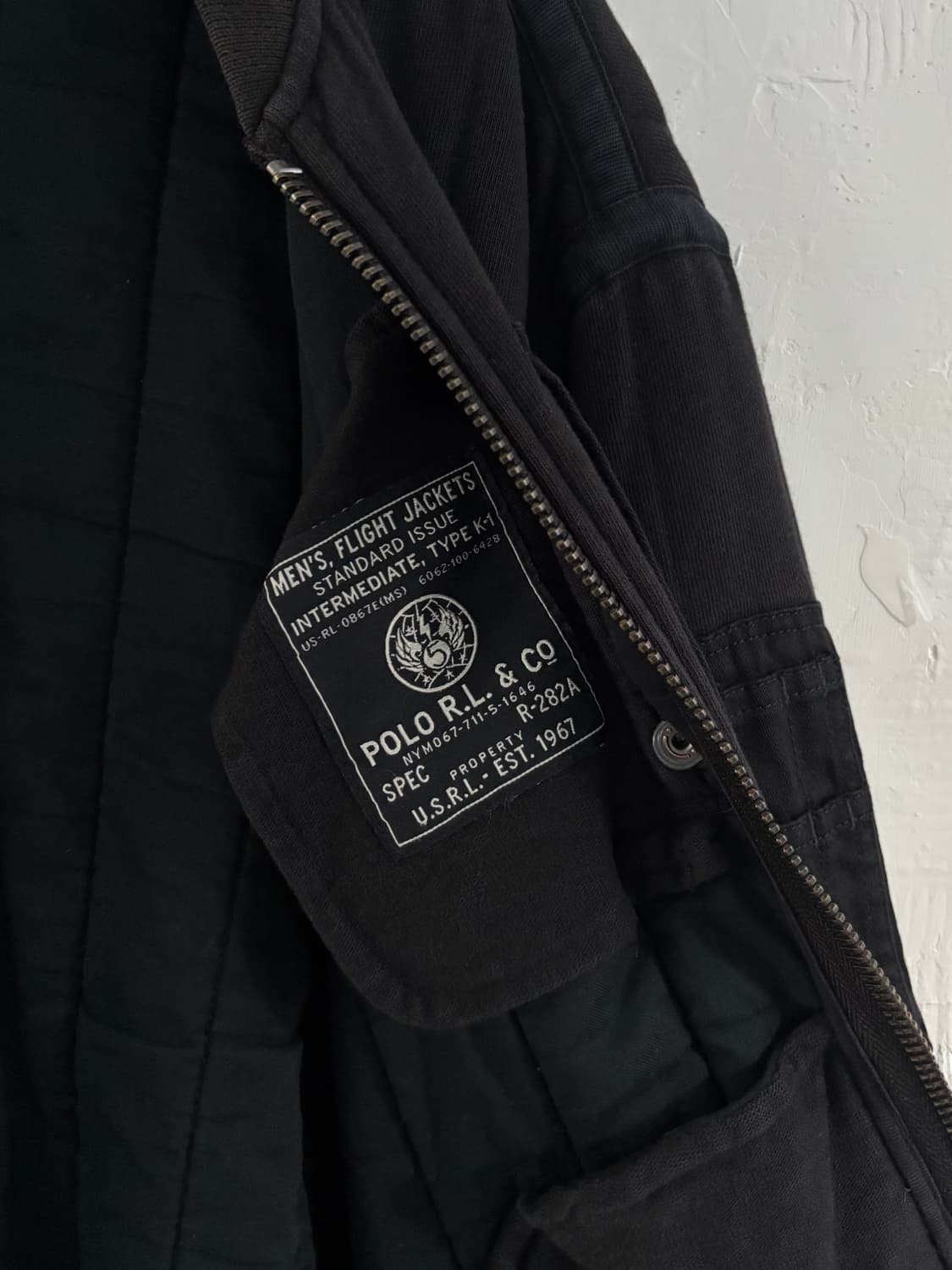 Polo 폴로 랄프로렌 신형 블랙 코튼 봄버 자켓 상품이미지6