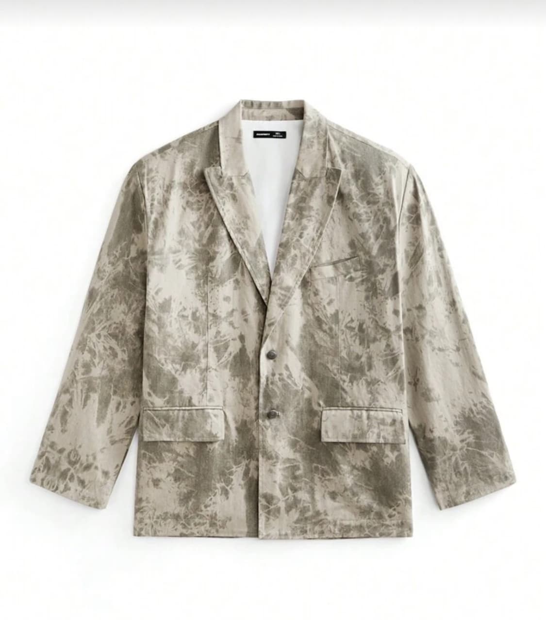 타이다이 오버핏 자켓 카키 상품이미지5