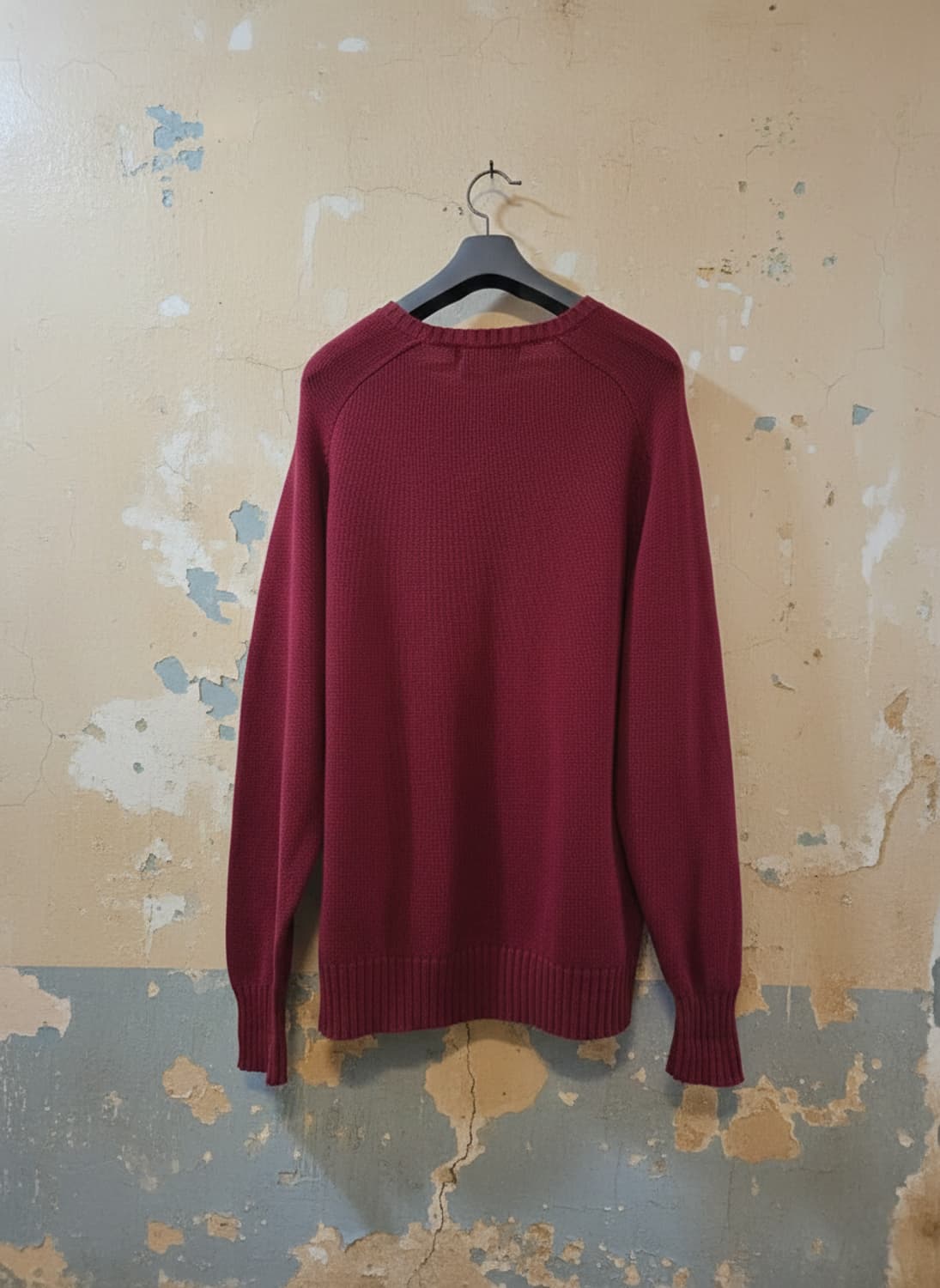 폴로 랄프로렌 남성 브이넥 니트 105 버건디 상품이미지2