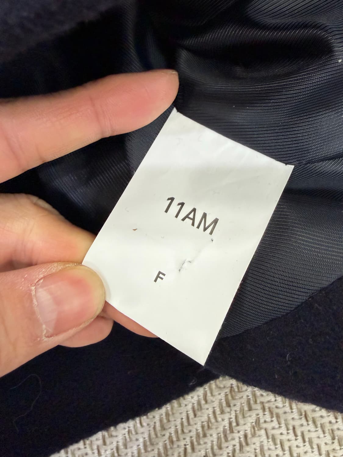 정품) 11AM 일레븐에이엠 여성 오버사이즈 더플코트 F 상품이미지7