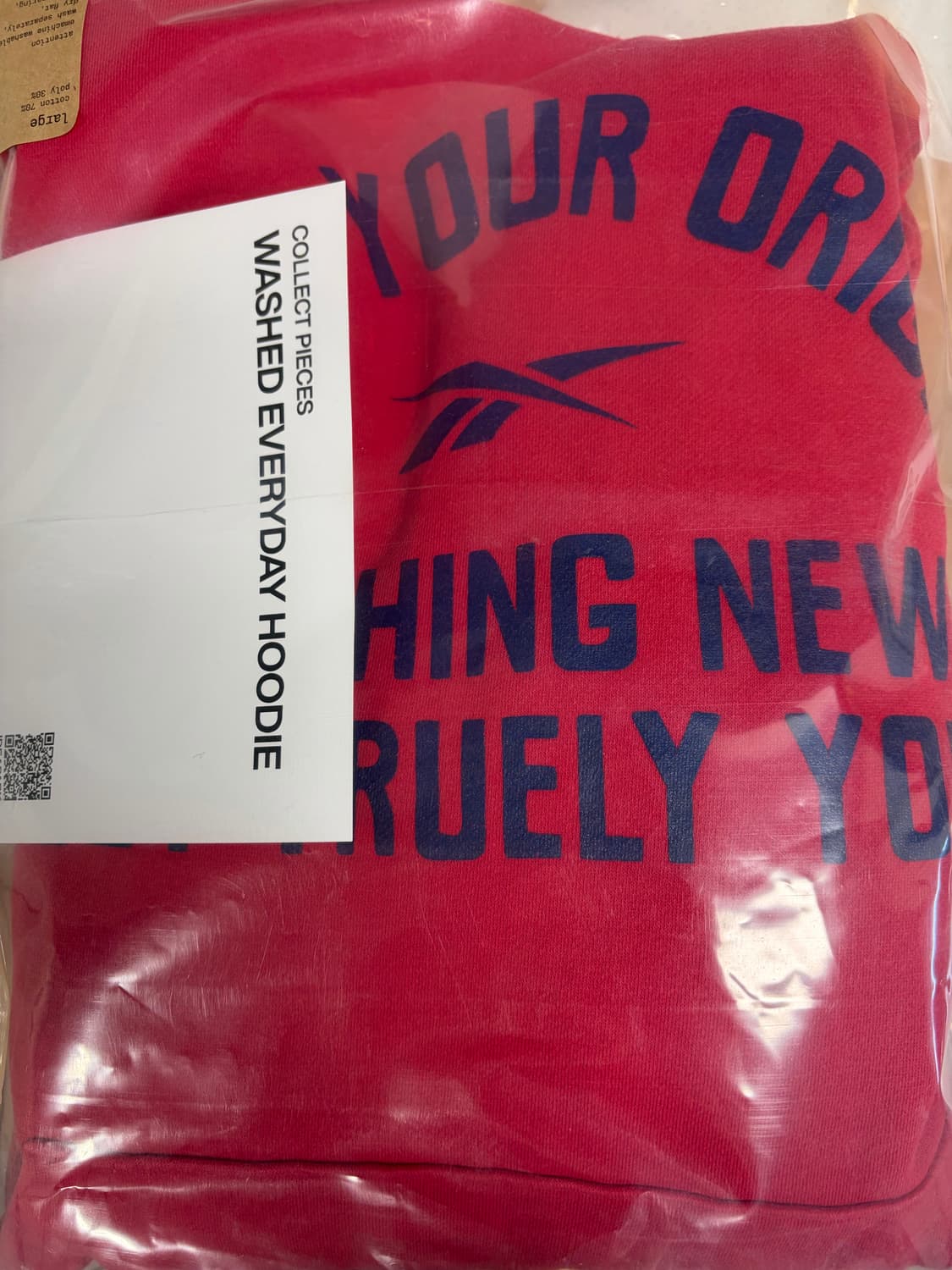 (새상품) 컬렉트 피시스 x 리복 후드티 L 상품이미지1