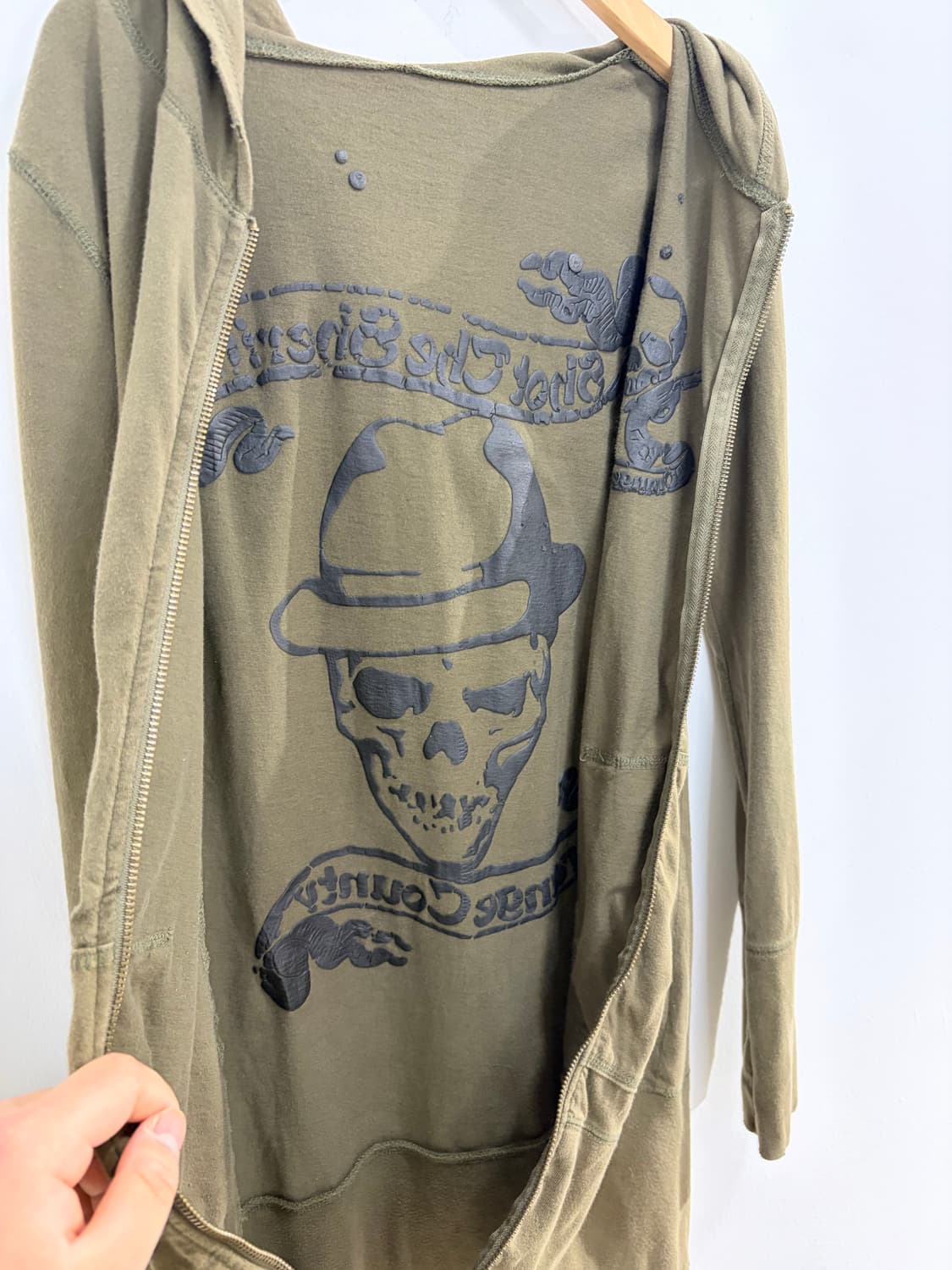 y2k 펑크 해골 후드집업 상품이미지10