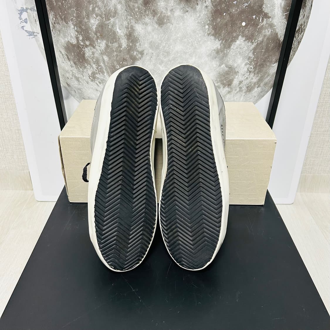 정품 39) 골든구스 실버 네이비 스니커즈 250~25 상품이미지5