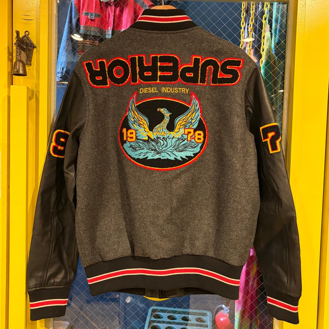 [새상품]diesel 디젤 피닉스 바시티 울 자켓 상품이미지5