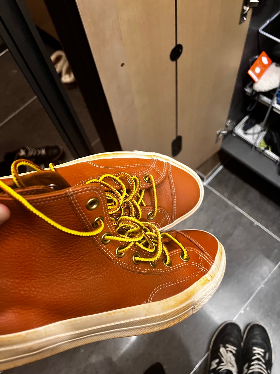 [1회착용/300] 척 70 빈티지 레더 워크웨어 앤티크 세피아 상품이미지3